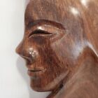 Vintage Monkey Pod Wood Woman s Head Tray Dish Hawaiian Hawaii Tiki Core