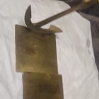 Brass Gold Nautical Anchor Bookends Pair For Adults  Unpolished Finish Decor