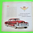 1953 Cadillac Full Line Huge Color Folder Brochure Coupes Convertibles Limo Xlnt