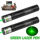 2x High Power 900miles 532nm Green Laser Pointer Pen Visible Beam Lazer Light
