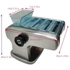 110v Electric Pasta Press Maker Noodle Machine 4 Blade Noodle Press Machine