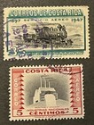 Travelstamps  Costa Rica Airmail Stamps Scott  c159   C227 Used Handstamped