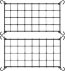 2 Pack 2x4 Ft Elastic Plant Trellis Netting With 4 Hooks Garden Grow Tent Suppor