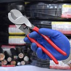 10in Heavy Duty Wire Cable Cutter High Leverage Crv Steel Copper Aluminum