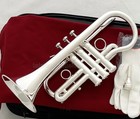 Customized Eb Cornet Silver Professional Cornets 4 685   Bell