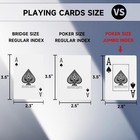 Gse 100  Waterproof Plastic Playing Cards  12-deck Poker Size -jumbo Index Cards