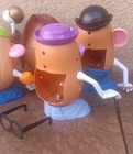 Vintage Mr    Mrs  Potato Head Hasbro Playskool Mixed Lot 60 Pieces         