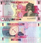 Sierra Leone 1-20 Leones 5 Pieces Set  2022  P-34-38  Unc