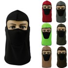 3pc Balaclava Black Face Mask Windproof Ski Thermal Neck Gaiter Scarf Thin Type