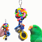 1595 Pot Ring Bird Toy Parrot Cage Toys Cages African Grey Cockatoo Macaw Amazon