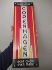 Large Heavy Porcelain Metal Enamel Copenhagen Snuff Advertising Sign