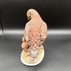 Lefton Andrea Bobwhite Quail Porcelain Bird Figurine With Chick