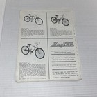 Vintage Spec Sheet Daytona Bicycles Bike Ad Eldorado Impala Ranchero Paper