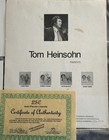 Full Set Of  4  Tom Heinsohn Signed Lithographs Bird  Michale  Parrish  Ainge