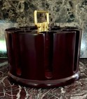 Vintage Poker Chip Wood Carousel Caddy Lazy Susan
