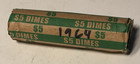 Roll Of Fifty  50  1964 Mixed Mint 90  Silver Roosevelt Dime Coins  5 Roll