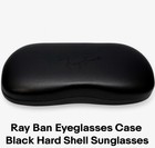Ray Ban Eyeglasses Case Black Hard Shell Sunglasses - Genuine   Durable