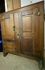 Antique Oak Ice Box  Refrigerator