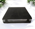 Chess Set Storage Box 12 Inch Chess Board  Fathers Day Gift For Him  Black-new