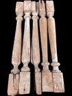 Vtg Lot 5 2x19 Shabby Spindles Arts   Crafts Porch Balusters Chic Old
