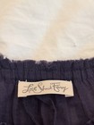 Love Shack Fancy Navy Long Sleeve Lace Ruffle Romper S
