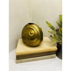 Vtg Brass Nautilus Shell Planter Coastal Decor 5x5x4 Boho
