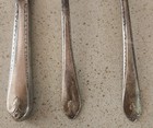 M Rogers   Son Is Exquisite Silver Plate Knife Fork Soup Spoon Usa