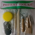 Pottery Clay Sculpting Tool Kit 8 Piece Kit Boxwood Modeling Tools Ribbon Cut