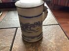 1800s White s Utica Lycaon Werewolf  King Of Arcadia Lidded Beer Stein