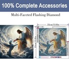 5d Jesus Diamond Art Kits For Adults  Angel Wings Dog Diamond Painting Kits For