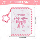 Baby s My First Family Album Soft Photo Cloth Book Pink Bow My First Book Of Pho