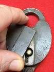 Vintage Cast Brass Pad Lock No Key