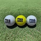 Piss Missile Sleeve 3 Balls   white  Yellow   Usa 250 Golf Ball-sold Out-