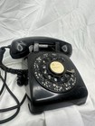 Vintage Western Electric 500 Rotary Dial Telephone Black Desk Phone 206 Wa