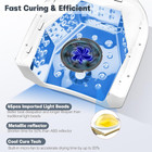 Uv Led Nail Lamp Professional  72w Cordless Nails Lamp With Fan  Led Light For G