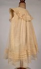 Antique 1920   s Swiss Dot Net Girl   s Dress W Pleats   Ribbon Trim