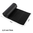 Artilife Closed Cell Foam Roll  Easy To Cut 1 2  T X 13  W X 60  L  Black