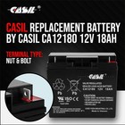 Casil 12v 18ah Battery Sealed Lead Acid Rechargeable Sla Agm Batteries Replaces