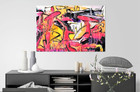Garden Of Whales - Abstract Painting On Poster - Art Print From Paris 12x18
