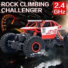 Rc 4wd Monster Truck Off-road Buggy 2 4g Crawler Kids Toy Remote Control Car A  