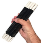 12 Classic Magic Wands 10  Set Plastic Magician Wizard Trick Toy Black White Tip