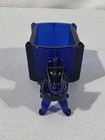 Vintage Cobalt Blue Pressed Glass Donkey   Cart 