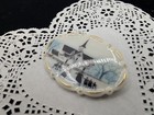 P  Buckley Moss Society 2006 Skating At The Star Barn Oval Pendant Brooch  Read