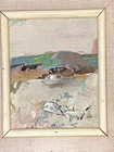 Listed New Mexico Artist John Franklin  1925-2010  Abstract Landscape Painting