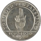 1929 D Germany Weimar 5 Mark Km64 Unc Uncertified  840