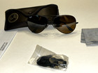 Nos Ray-ban L1694 Sunglasses Bausch   Lomb   Black Aviator 62mm Mirror Lenses