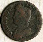 1736 Great Britain Halfpenny 1 2 Penny