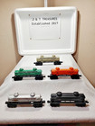 5 Lionel O Gauge Lionel Lines  Sunoco  Gulf 6465   6045 Double Dome Tank Car Lot