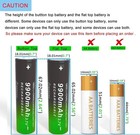 18650 Rechargeable Battery 9900mah   Charger For 26650 14500 16340 4 Pack