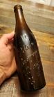 Pre Prohibition Pittsburgh Brewing Company Beer Bottle Embossed Glass Brown